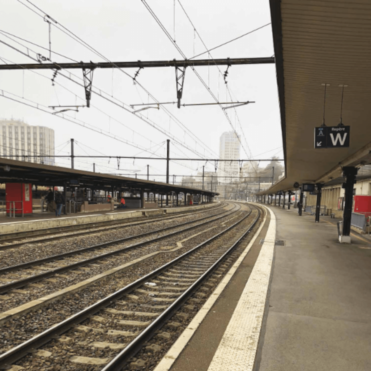 photo d'un chantier réalisé à la gare de Dijon
